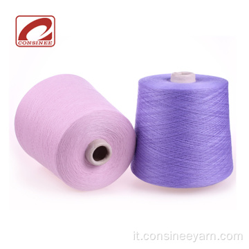 Filati in lana e cashmere a maglia calibro 12 e 14